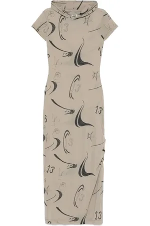 AVAVAV Kleedjes, Dames, , M, Capuchon T-shirt Jurk