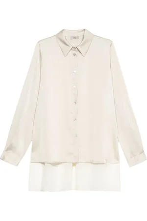 Oltre Blouses & Shirts, Dames, , 3Xl, Satijn, Satijnen hemd