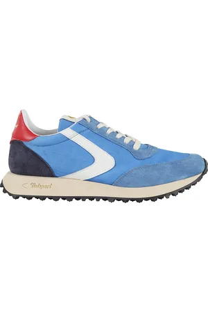 Valsport 1920 Schoenen, Heren, Blauw, 45 EU, Leer, Vintage Nylon Sneakers Blauw Leer