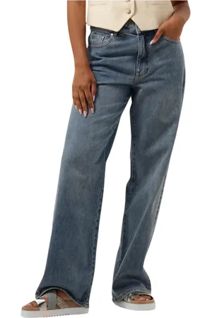 Gestuz Jeans, Dames, Blauw, W29, Wide Jeans Zolinagz Hw