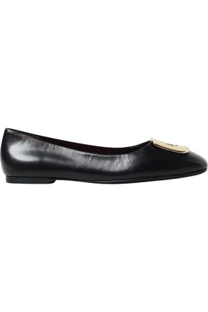 Tory Burch Schoenen, Dames, Zwart, 36 EU, Leer, Klassieke Zwarte Balletflats