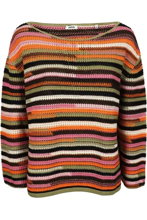 Aspesi Truien, Dames, Veelkleurig, S, Katoen, boothals top