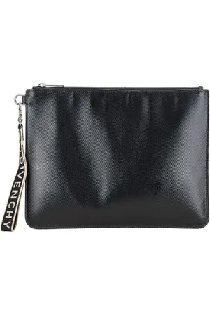 Givenchy Pre-owned, Heren, Zwart, ONE Size, Leer, Tweedehands leren handtassen