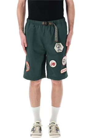 Brain Dead Korte broeken, Heren, Groen, XL, Nylon, Klimmer Shorts