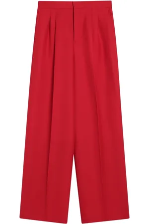 Ami Broeken, Dames, Rood, M, Regular Fit Broek