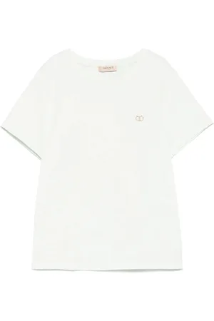 Twin-Set Tops, Dames, Wit, S, Watergroene Tee