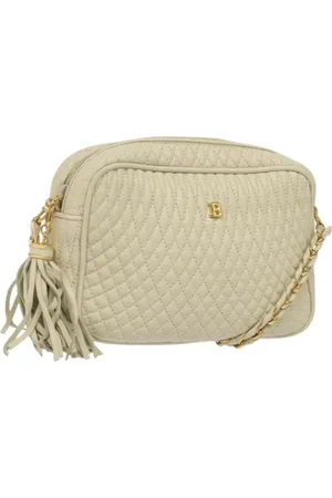 Bally Pre-owned, Dames, , ONE Size, Leer, Tweedehands leren schoudertassen