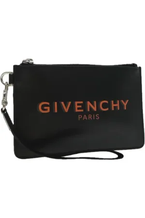 Givenchy Pre-owned, Dames, Zwart, ONE Size, Leer, Pre-owned Leather pouches