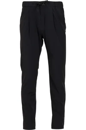 HERNO Broeken, Heren, Zwart, M, Zwarte Technische Stretch Shorts