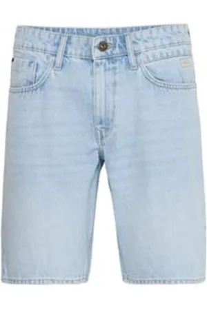 Blend Korte broeken, Heren, Blauw, S, Denim, Oversize Denim Bermuda Shorts