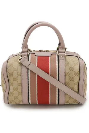 Gucci Pre-owned, Dames, , ONE Size, Leer, Tweedehands Canvas handtassen