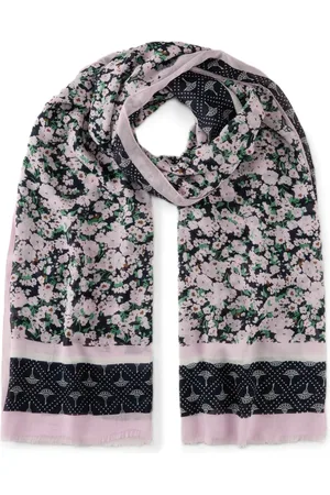 JOOP! Accessoires, Dames, Veelkleurig, ONE Size, Grafische Bloemensjaal