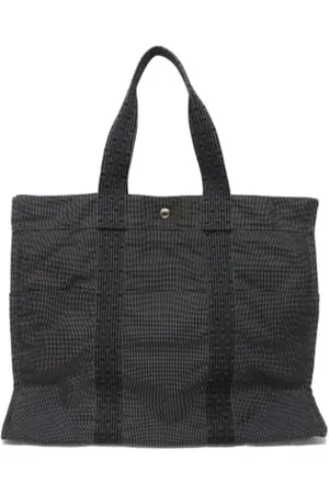 Hermès Pre-owned, Dames, Grijs, ONE Size, Polyester, Tweedehands Canvas handtassen