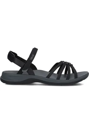 Teva Schoenen, Dames, Zwart, 41 EU, Zwarte Traveler Sandalen voor Vrouwen