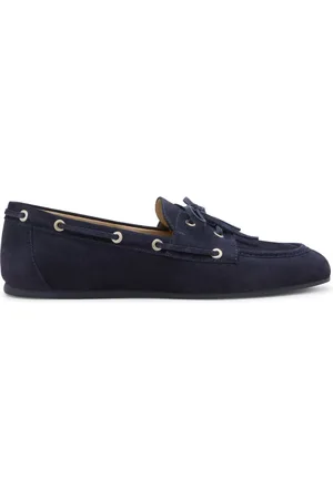 Stuart Weitzman Schoenen, Dames, Blauw, 36 1/2 EU, Tinsley Moccasin