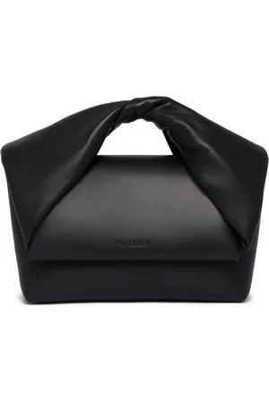 J.W.Anderson Tassen, Dames, Zwart, ONE Size, Leer, Midi Twister Tas