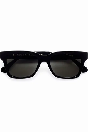 Retrosuperfuture Accessoires, unisex, Zwart, ONE Size, Zwarte zonnebril Stijlvol model