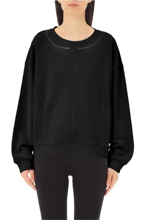 Liu Jo Sweatshirts & Hoodies, Dames, Zwart, S, Gesloten Fleece Jas