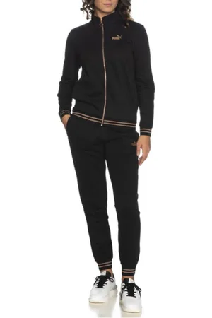 PUMA Sport, Dames, Zwart, M, Katoen, Slim Fit Hoodie met Zakken