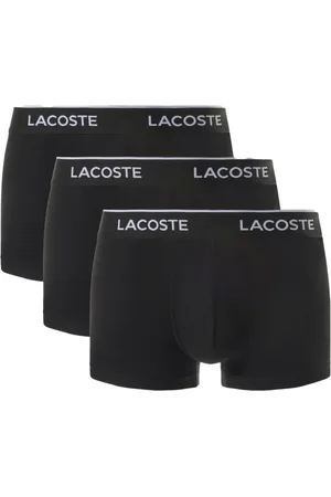 Lacoste Ondergoed, Heren, Zwart, XL, Katoen, 3-Pack Stretch Katoenen Boxershorts