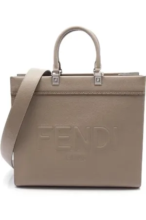 Fendi Pre-owned, Dames, Bruin, ONE Size, Leer, Pre-owned Leather totes