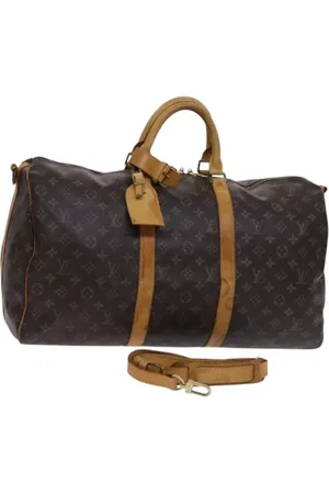 LOUIS VUITTON Pre-owned, Dames, Bruin, ONE Size, Tweedehands Canvas Louis Vuitton tassen