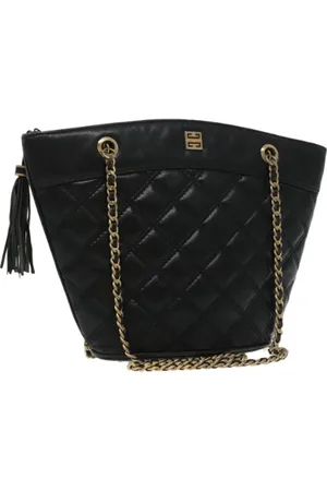 Givenchy Pre-owned, Dames, Zwart, ONE Size, Leer, Tweedehands leren schoudertassen