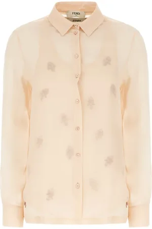 Fendi Blouses & Shirts, Dames, Roze, S, Stijlvolle TOP voor je garderobe