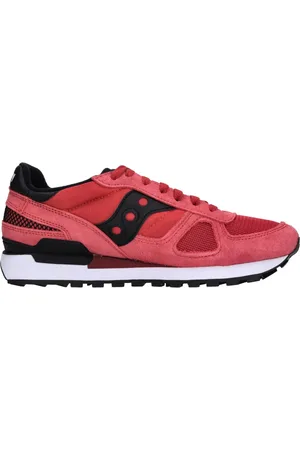 Saucony Schoenen, Heren, Rood, 46 1/2 EU, Suède, Sneakers Rood