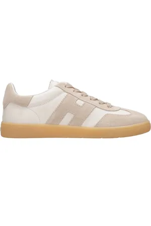 Hogan Schoenen, Dames, Veelkleurig, 38 1/2 EU, Suède, Leren Sneakers met Suède Details