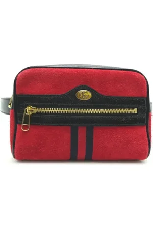 Gucci Pre-owned, unisex, Rood, ONE Size, Suède, Pre-owned Suede gucci-bags