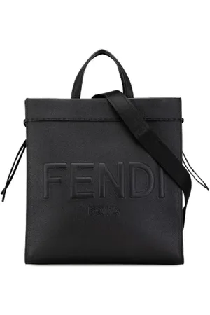Fendi Pre-owned, Dames, Zwart, ONE Size, Leer, Pre-owned Leather totes