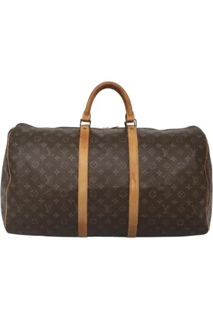 LOUIS VUITTON Pre-owned, Dames, Bruin, ONE Size, Tweedehands Canvas Louis Vuitton tassen