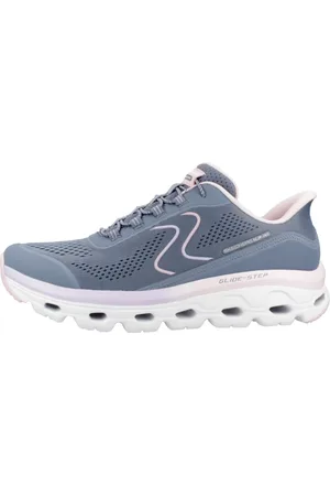 Skechers Schoenen, Dames, Blauw, 39 EU, Glide Step Sole Sneakers