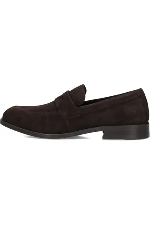 HUGO BOSS Schoenen, Heren, Bruin, 43 EU, Suède, Bruine Suède Nette Schoenen Limber
