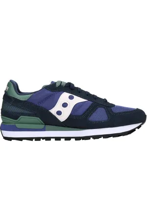 Saucony Schoenen, Heren, Blauw, 41 EU, Suède, Sneakers Blauw
