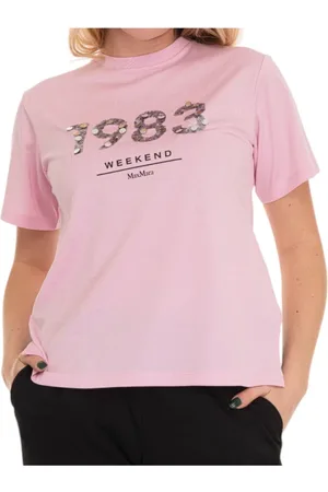 Max Mara Tops, Dames, Roze, L, Stijlvolle T-shirts en Polos voor Weekend