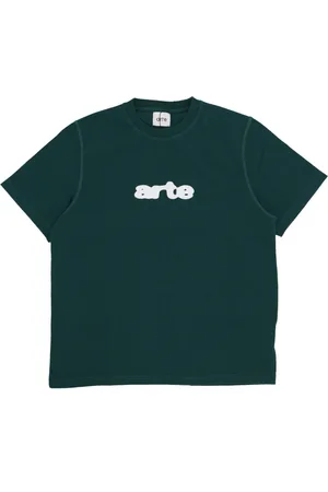 Arte Antwerp Tops, Heren, Groen, M, Katoen, Groene Blur Geborduurde Tee