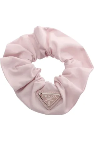Prada Pre-owned, Dames, Roze, ONE Size, Pre-owned Fabric hair-accessories