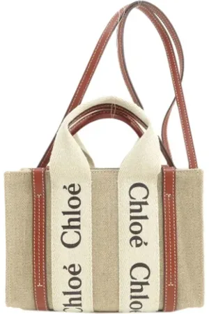Chloé Pre-owned, Dames, , ONE Size, Leer, Pre-owned Canvas shoulder-bags