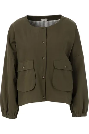 JcSophie Jassen, Dames, Groen, S, Katoen, Army Katoenen Jas