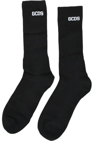 GCDS Ondergoed, unisex, Zwart, M, Katoen, Logo Sokkenset