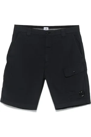 C.P. Company Korte broeken, Heren, Zwart, L, Zwarte Shorts voor Mannen