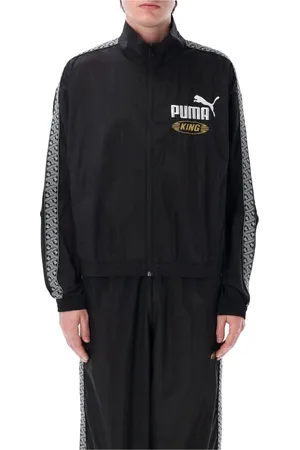 PUMA Jassen, Heren, Zwart, L, Nylon, Konings Track Jacket