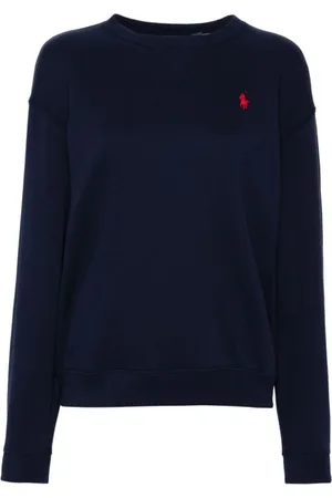Ralph Lauren Sweatshirts & Hoodies, Dames, Blauw, S, Katoen, Blauwe Sweater Dameskleding