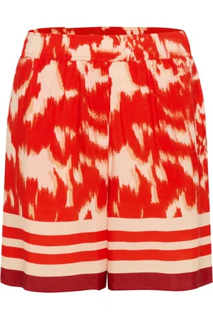 Saint Tropez Korte broeken, Dames, Veelkleurig, M, Water Blooms Khloesz Shorts & Knickers