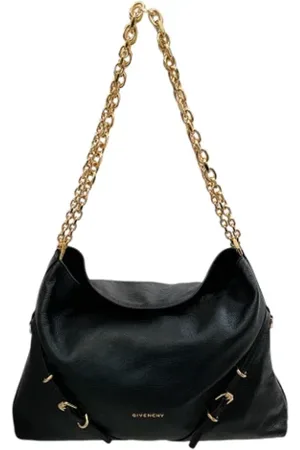 Givenchy Pre-owned, Dames, Zwart, ONE Size, Leer, Tweedehands leren schoudertassen