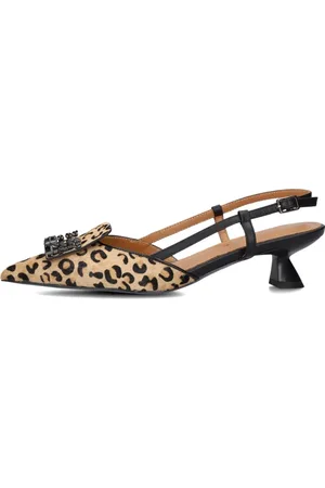 Lodi Schoenen, Dames, Veelkleurig, 41 EU, Beige Slingbacks voor elegante vrouwen