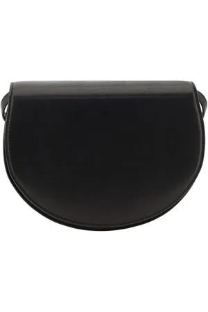 The Row Tassen, Dames, Zwart, ONE Size, Leer, Kantine Leren Schoudertas