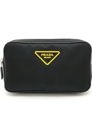 Prada Pre-owned, Dames, Zwart, ONE Size, Nylon, Pre-owned Canvas prada-bags